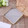 Sublimation Glass Photo Frame Glass Metal Picture Frame Free Hanging Picture Frame Factory